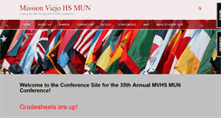 Desktop Screenshot of mvhsmun.org